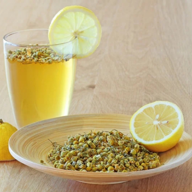 Chá de Camomila e Erva Cidreira Valor Juquitiba - Chá de Camomila com Limão