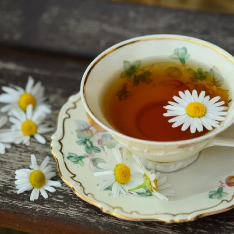 Chá de Camomila Jandira - Chá de Camomila e Erva Cidreira